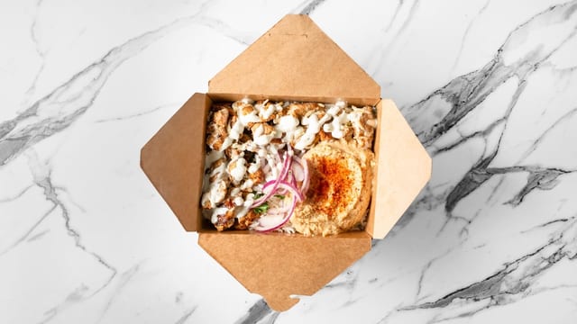 2 X Chicken Shawarma Bowl Lunch.