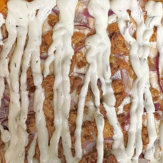 Chicken Shawarma Pizza.