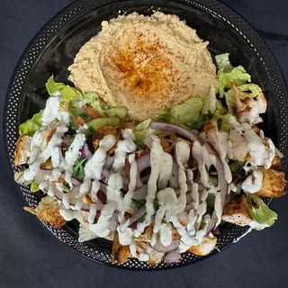 30. Hummus Chicken Shawarma Salad