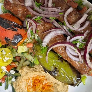 112. Low Carb Lula Kebab Plate