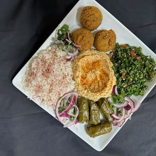 3. Hummus Mezze Plate