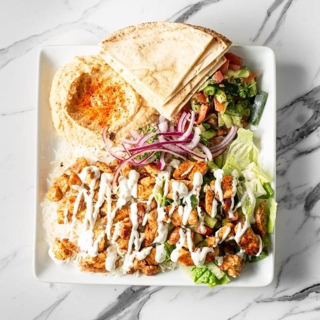 2 x Chicken Shawarma Plate.
