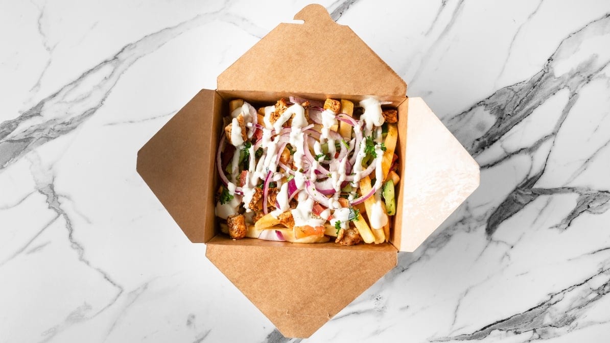 2 X Chicken Shawarma Fries Lunch.