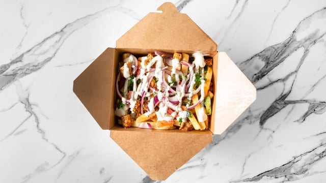 2 X Chicken Shawarma Fries Lunch.