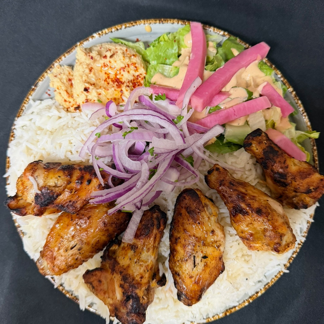 2 x Chicken Wing Plate.
