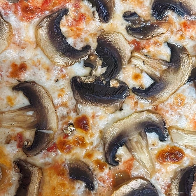Mushroom Truffle Pizza.